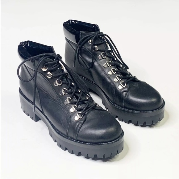 Urban Outfitters Shoes - URBAN OUTFITTERS Allie Hiker Ankle Boot Black 8